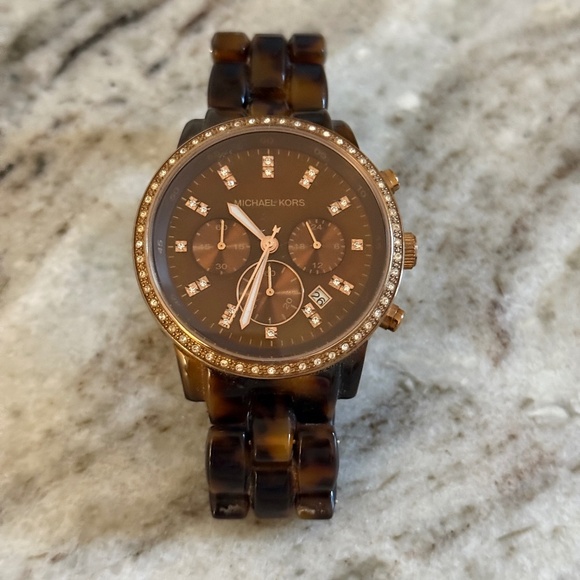 Michael Kors Accessories - Michael Kors Tortoise Watch